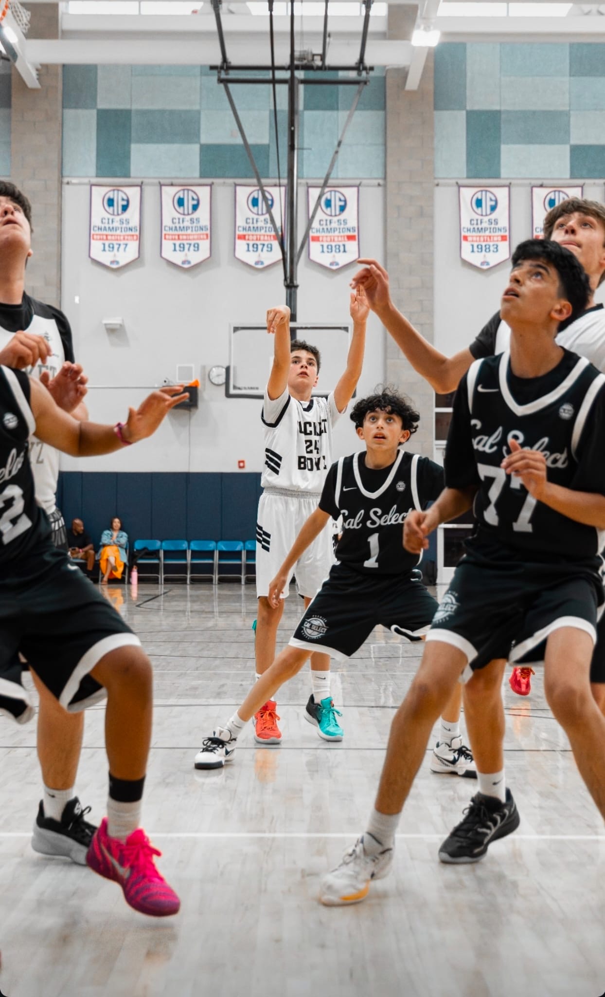 Cal Select Basketball action